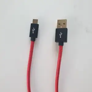 Extra lång USB-kabel (3 m) inköpt till Samsung S7 Edge, i princip oanvänd. Tygklädd!