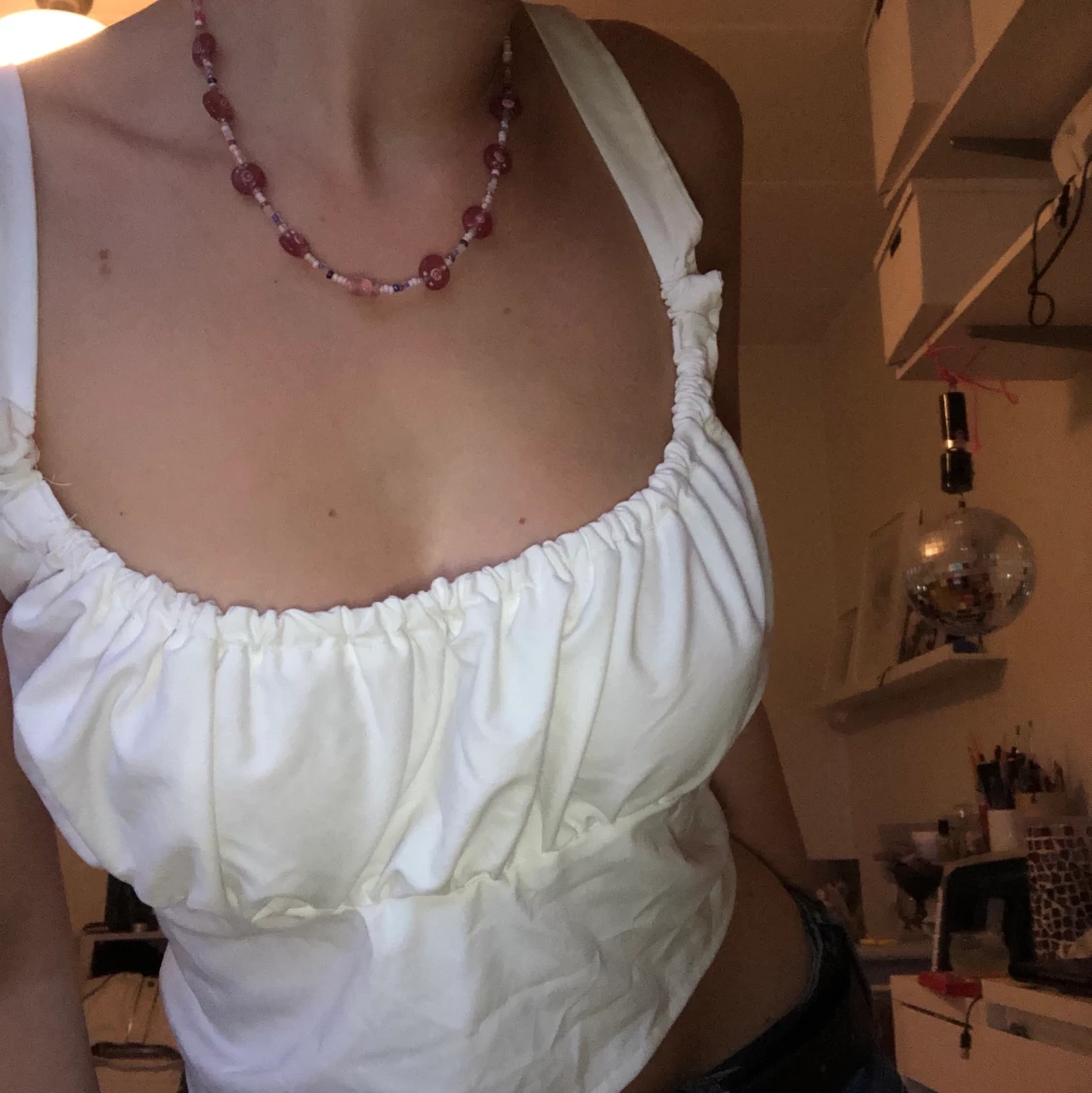 Vit sommartopp  - 90