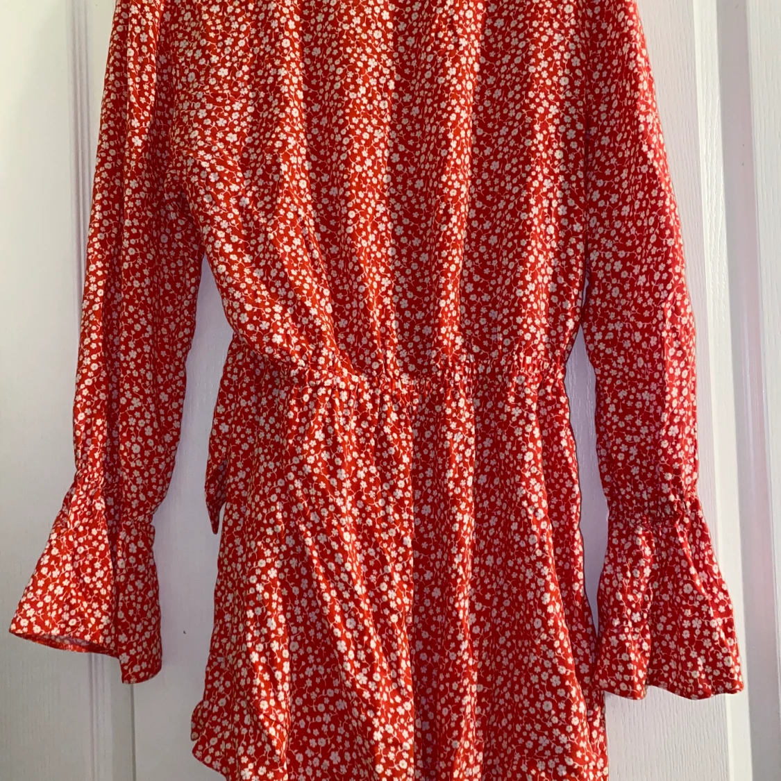 Röd sommar klänning - 90