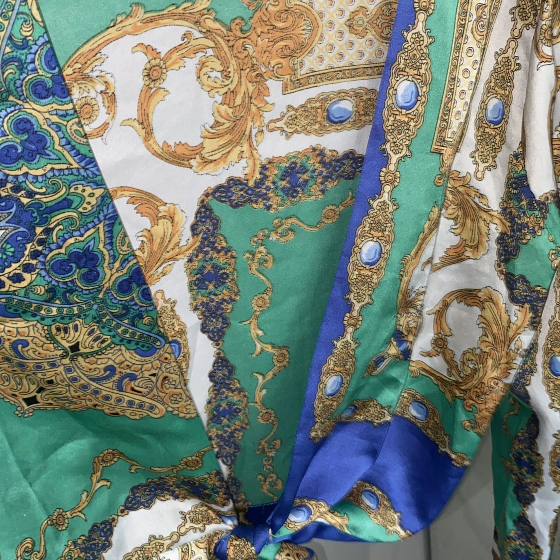 Grön blå top (crop) - 91