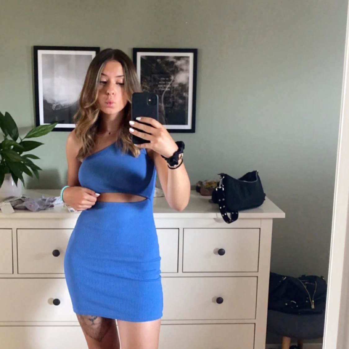 blå klånning från pull and bear 💙