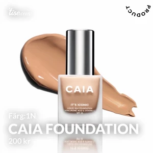 Caia foundation - Säljer min foundation från Caia då det blev fel färg tyvärr! Använd få tal gånger( lite mindre än full syns på bilden) nypris;325kr mitt pris:170kr (pris går att diskutera)💗