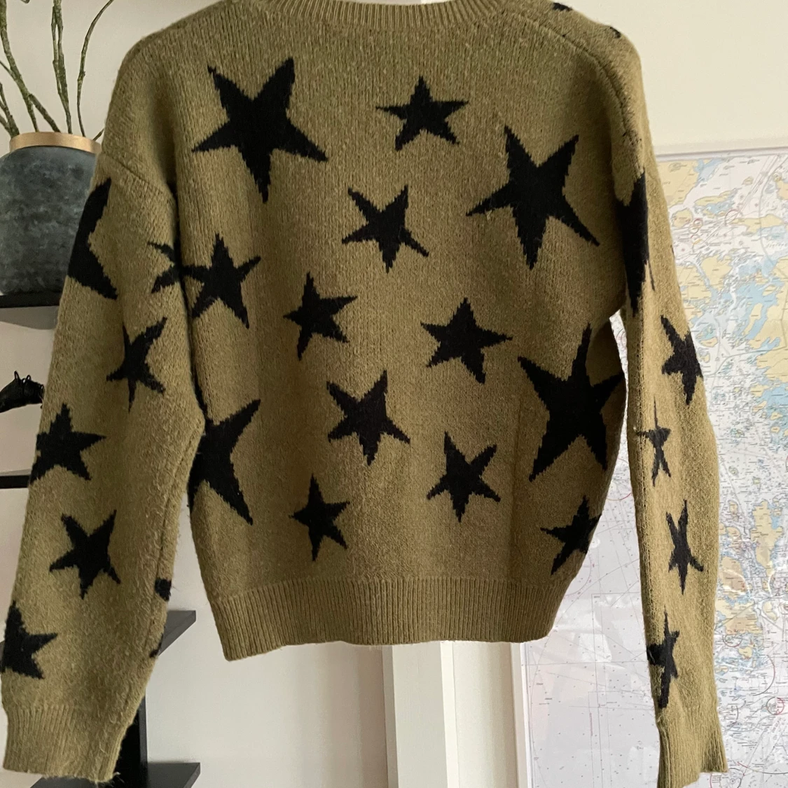 Tjock tröja med stjärnor - 90