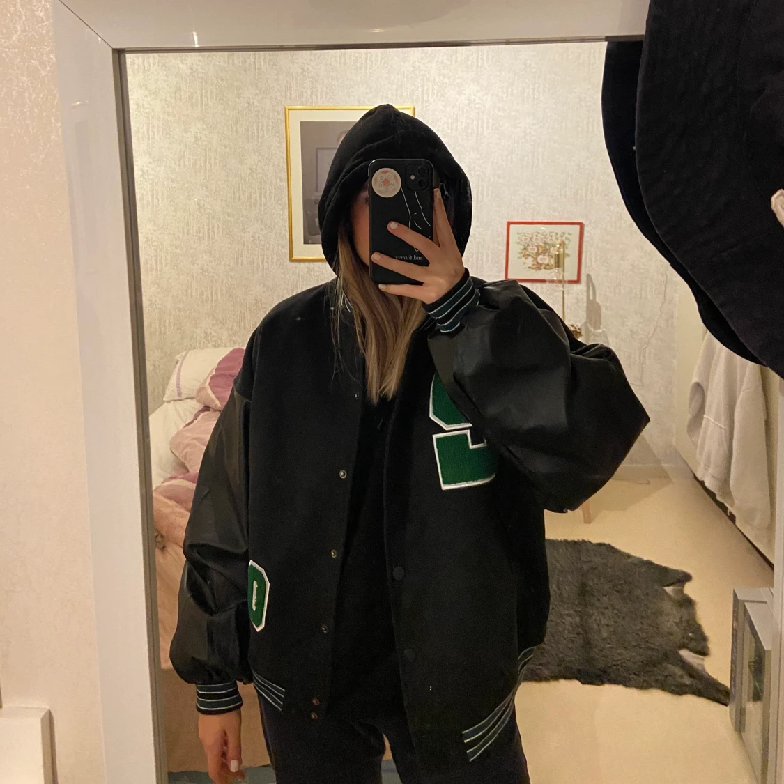 College jacka från boohoo