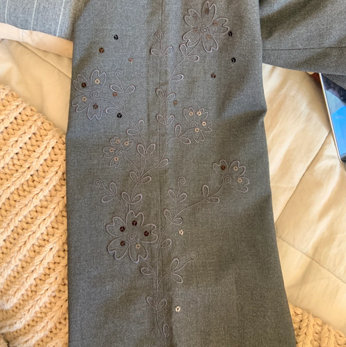 Mörkgråa kostymbyxor!❤️ - 90