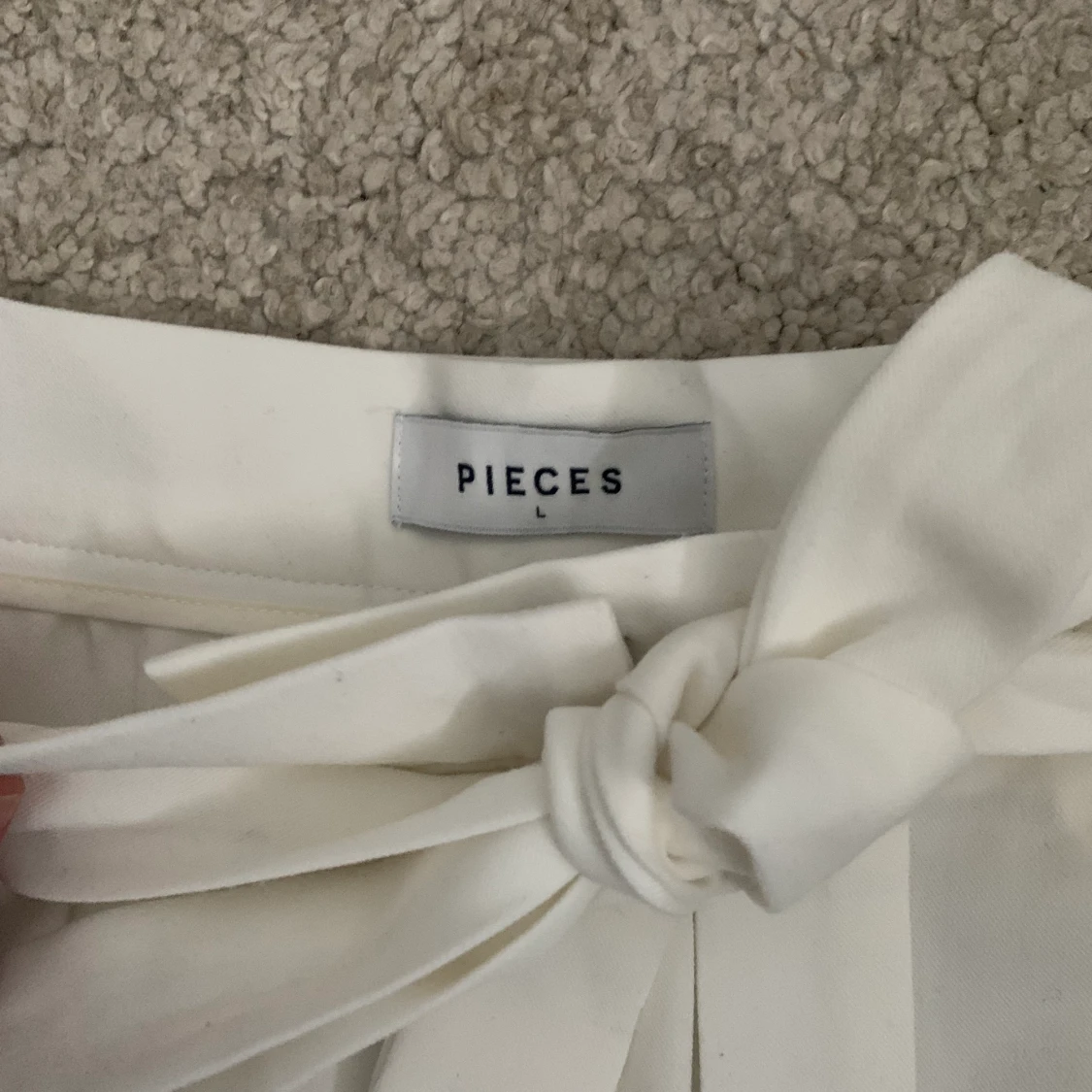 Pieces highwaist kostymbyxor storlek L - 91