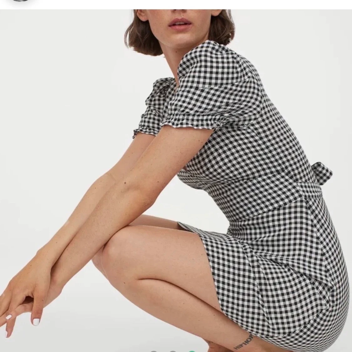 Rutig klänning  - 91