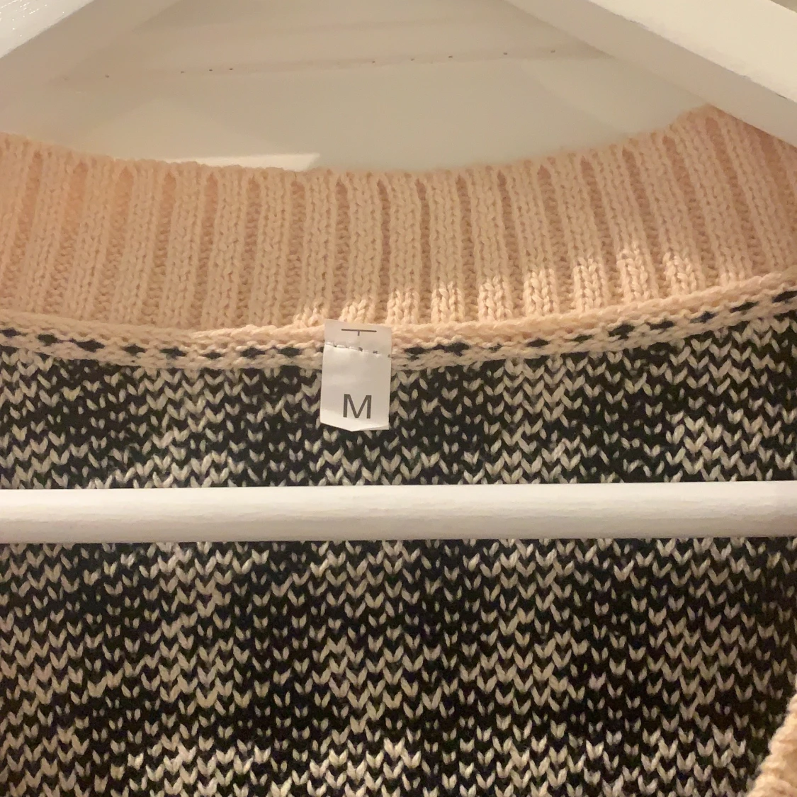 Rutig sweatshirt-Väst  - 90