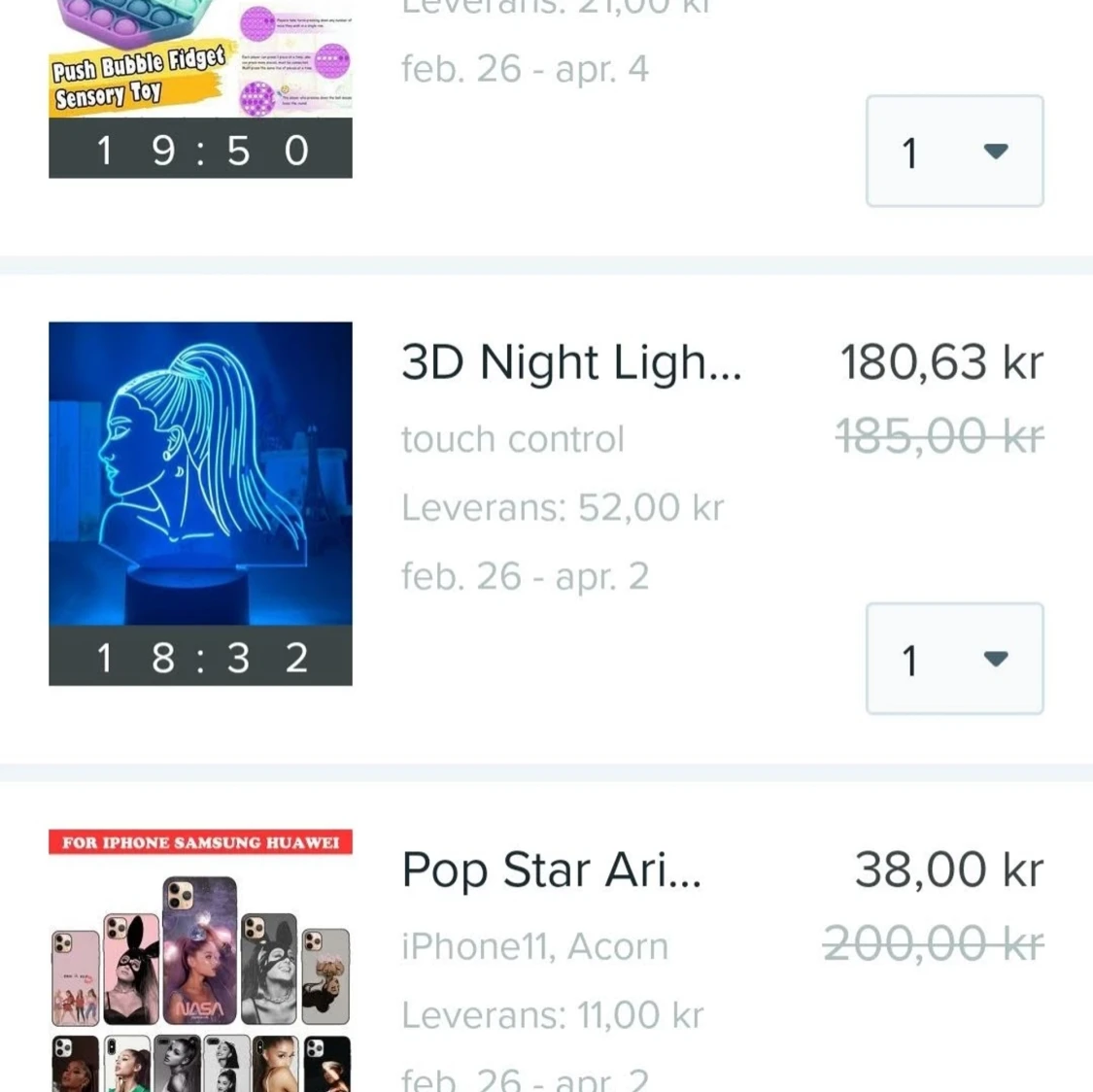 Jag söker efter dessa fidget toys - 90