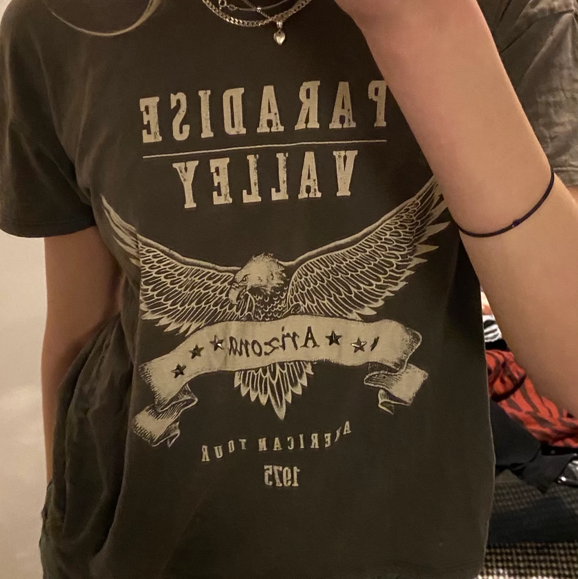 Cropped grå T shirt - 91