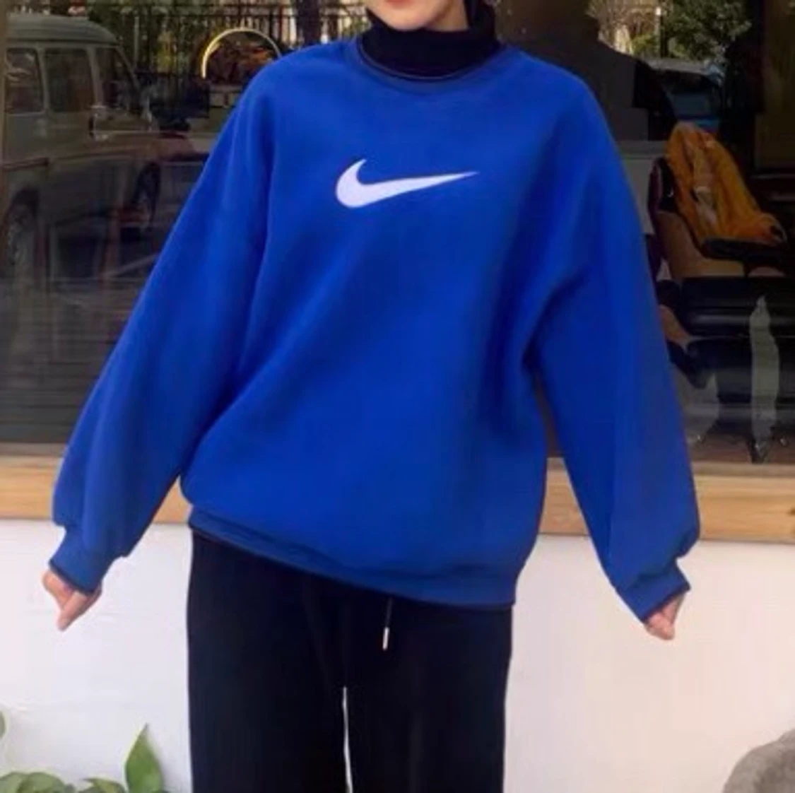 Oversize Nike logo sweatshirt - 90