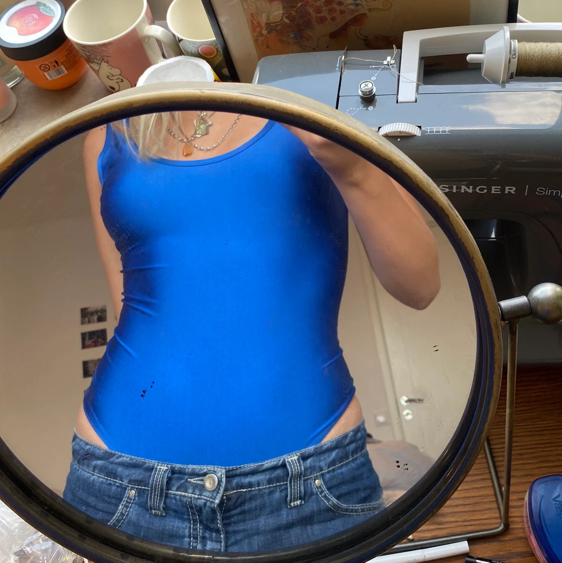 Metall-blå body - 90