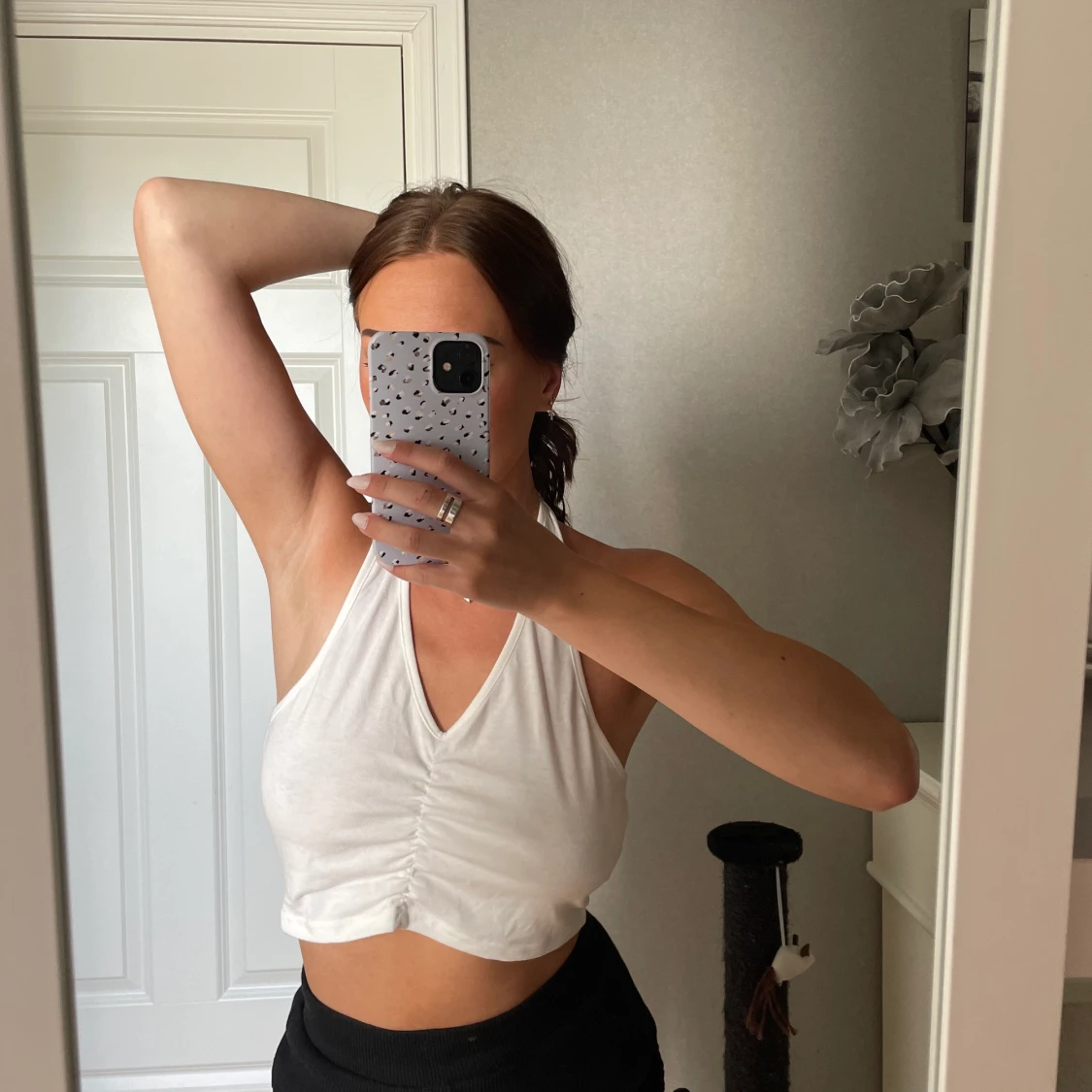 Vitt linne/topp - 91