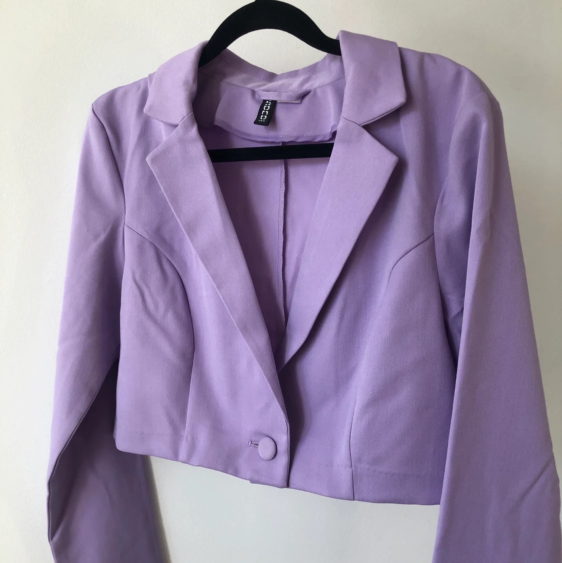 Lila kort blazer 