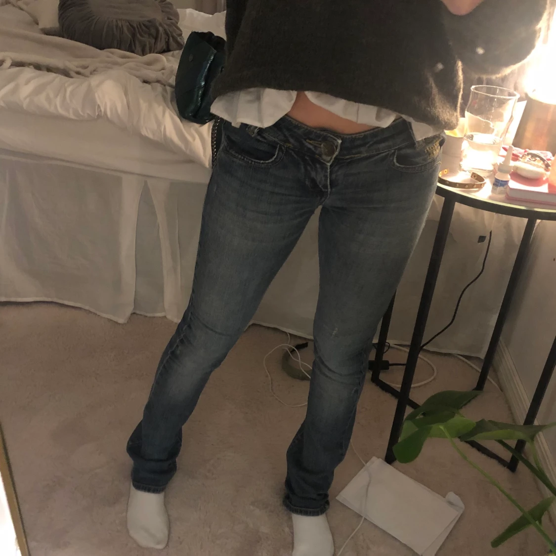 Lågmidjade jeans