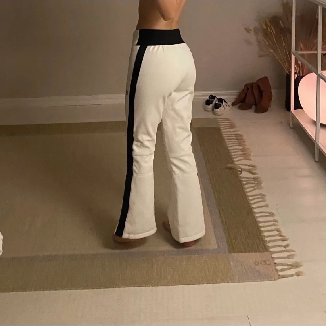 Bootcut skidbyxor svarta - 91