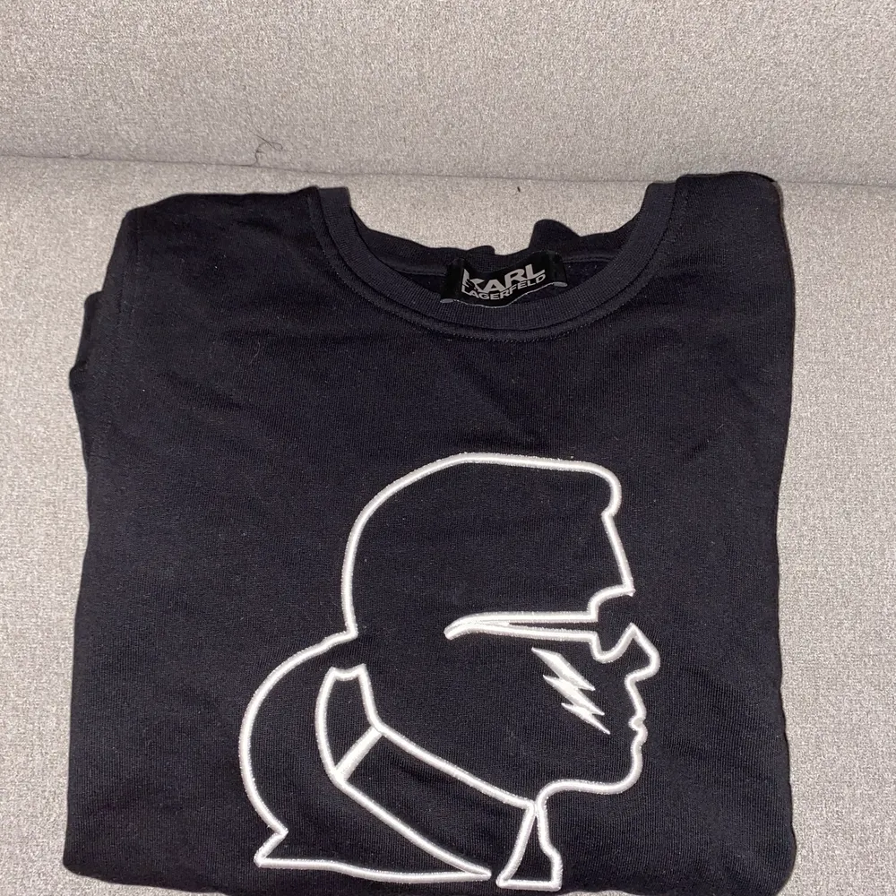 En Karl Lagerfeld sweatshirt i storlek 38/40. Svart Sweatshirt som inte har använts. . Tröjor & Koftor.
