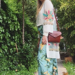 Summer jacket/kofta  - Transparent with flowers, super pretty for midsommar 