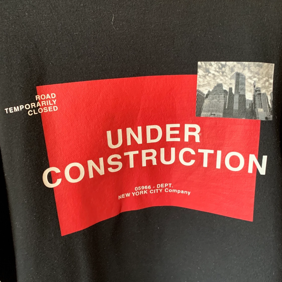 Svart sweatshirt  - 90