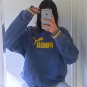 Puma sweatshirt - En härlig blå sweatshirt i strl L - oversize 🤍