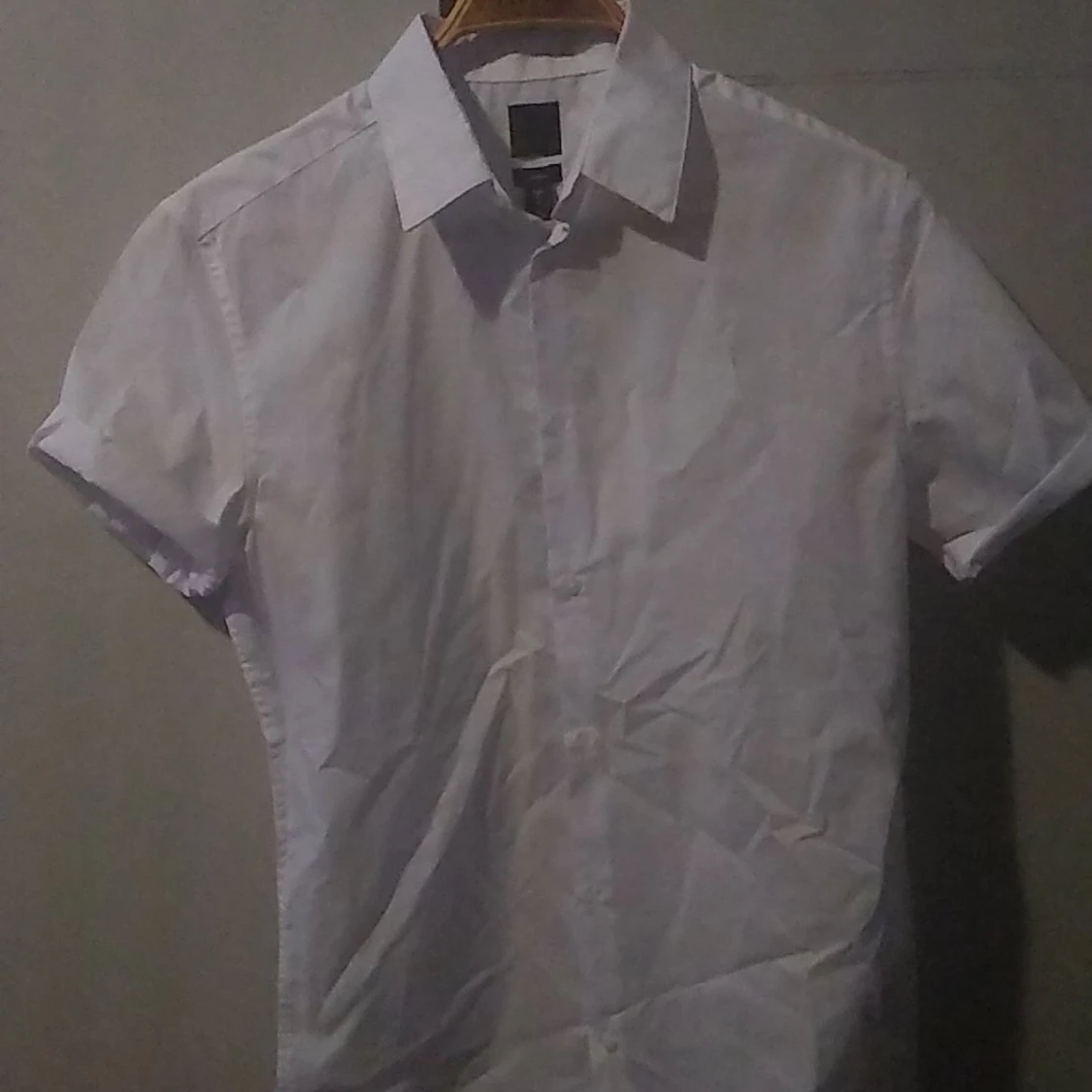 H&M white shirt with short sleeves, size S - 90