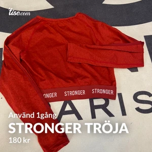 Stronger  - Använd en gång! Skickas mot fraktkostnad 