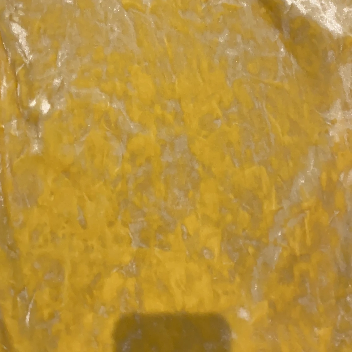 Gul sammet klänning  - 91