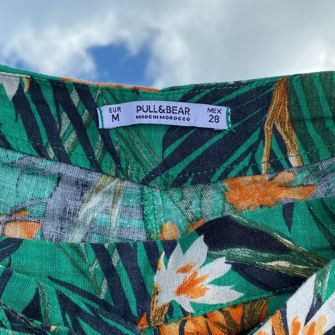 Flowiga mönstrade shorts - 90