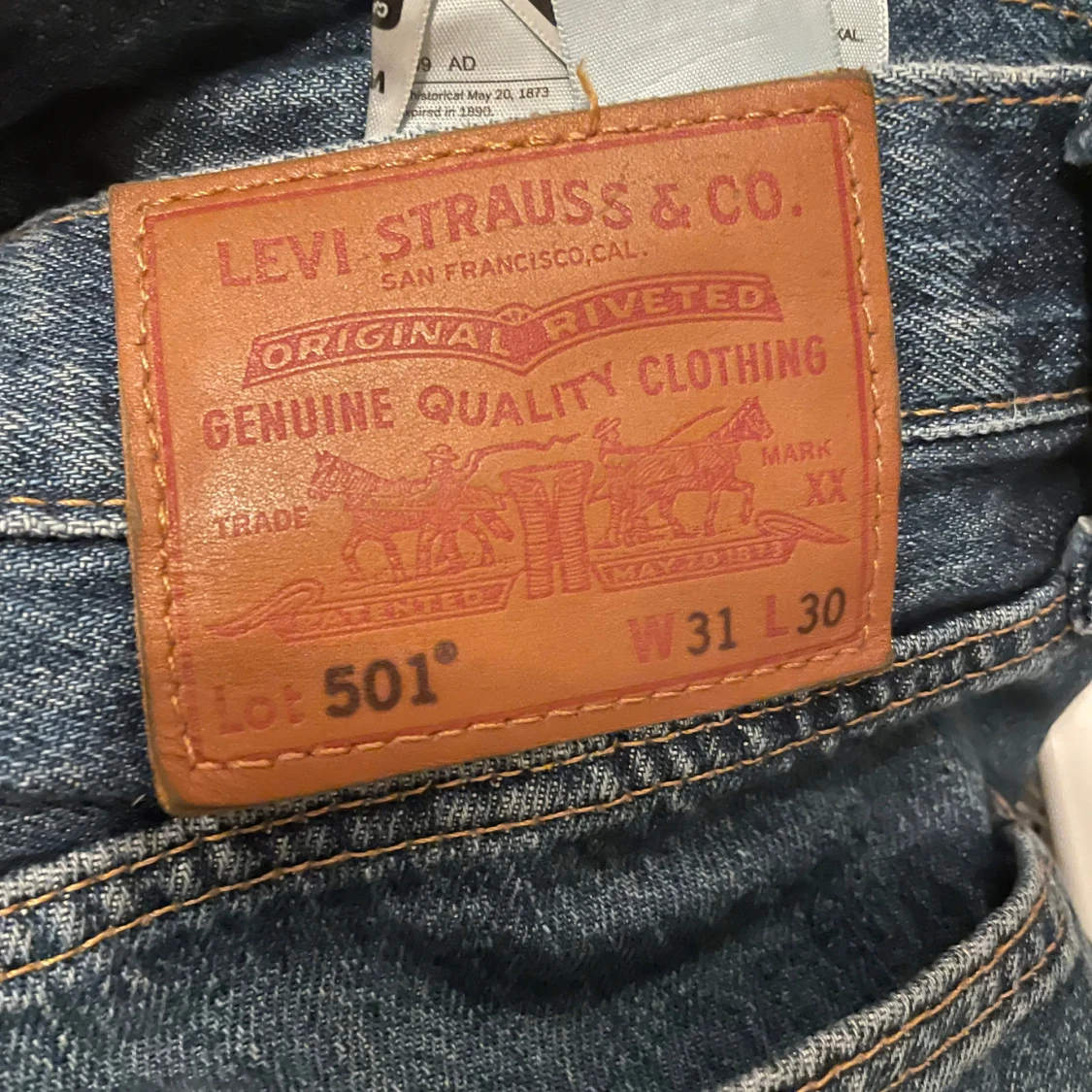 Levi's 501 jeans blå W31 L30 - 2