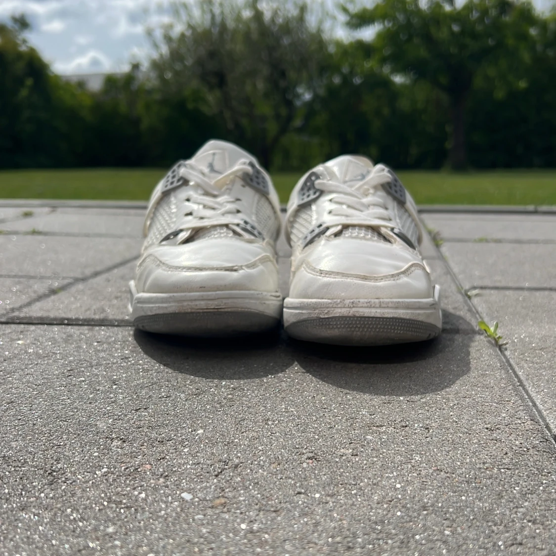 Vita Nike Air Jordans sneakers - 4