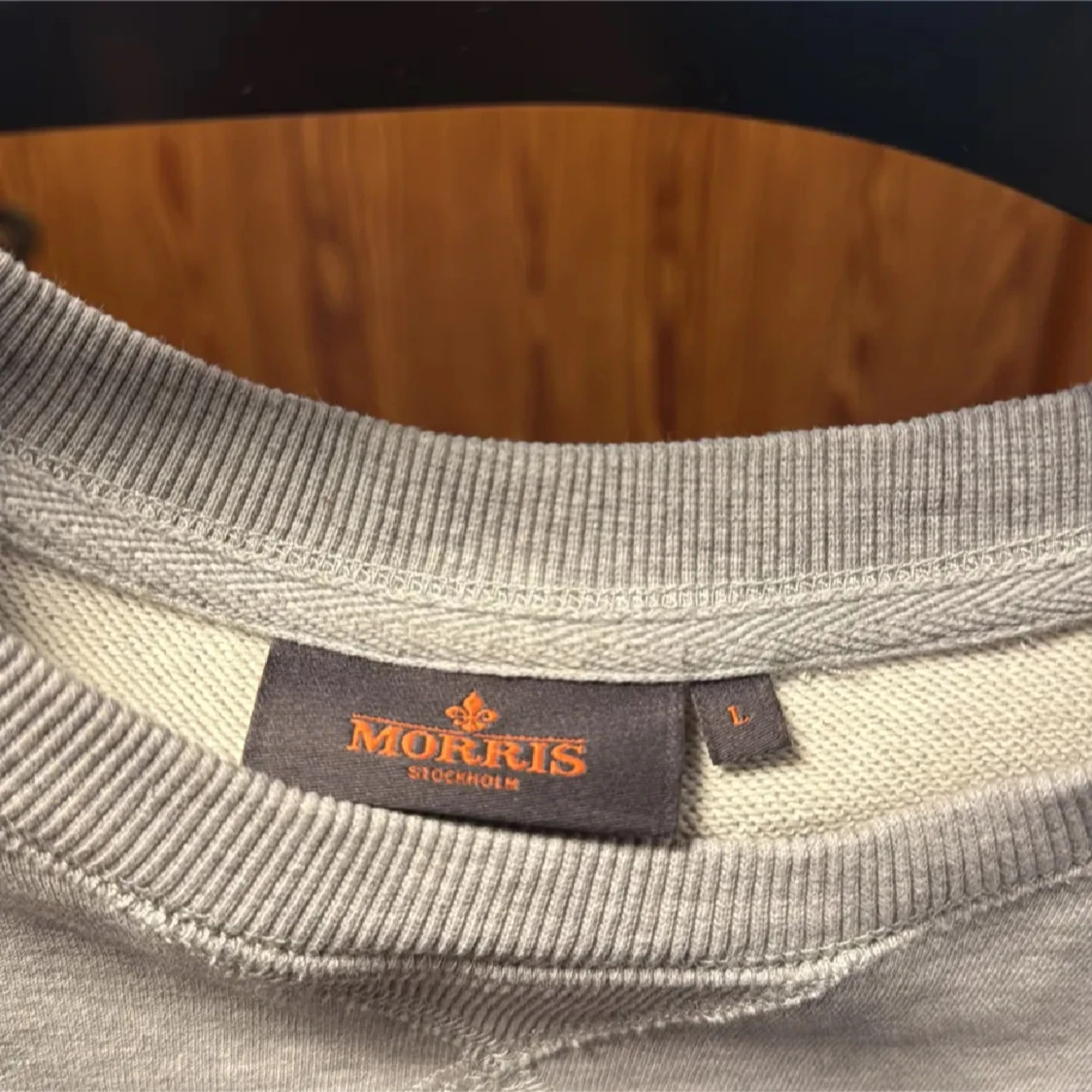 Grå sweatshirt från Morris - 2