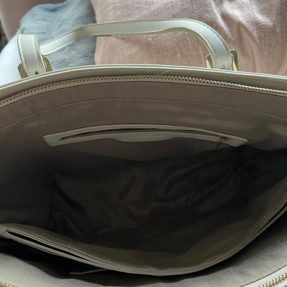 Beige axelväska från Valette - 3