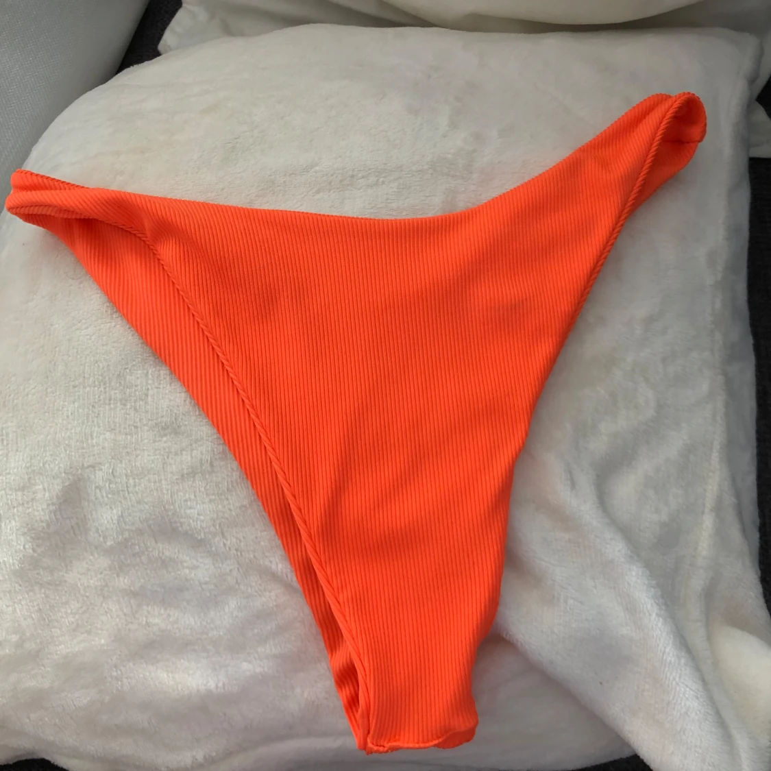 Orange ribbad bikini  - 1