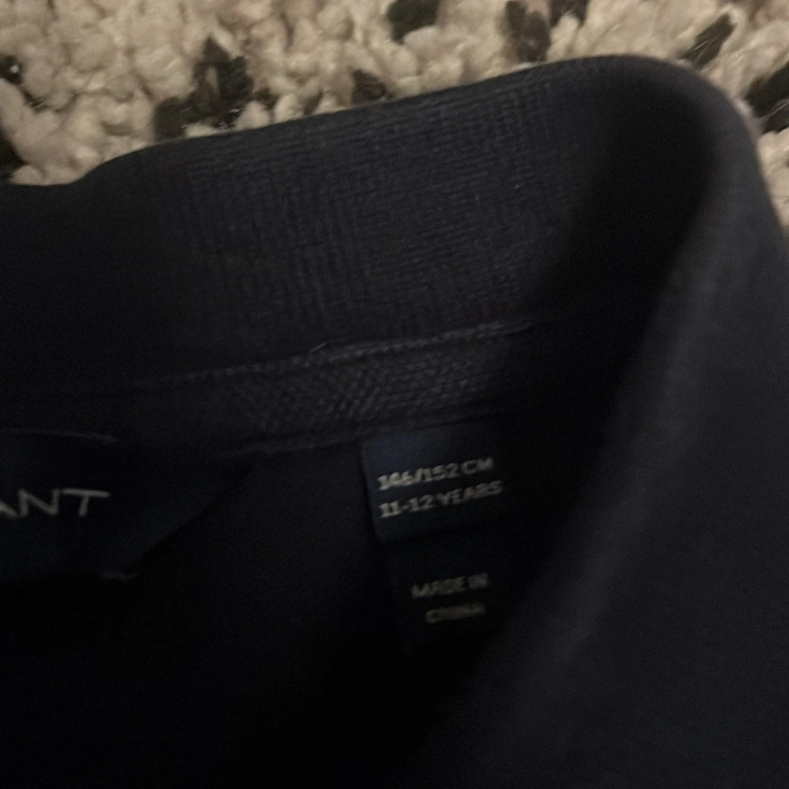 Svart pikétröja från GANT - 1