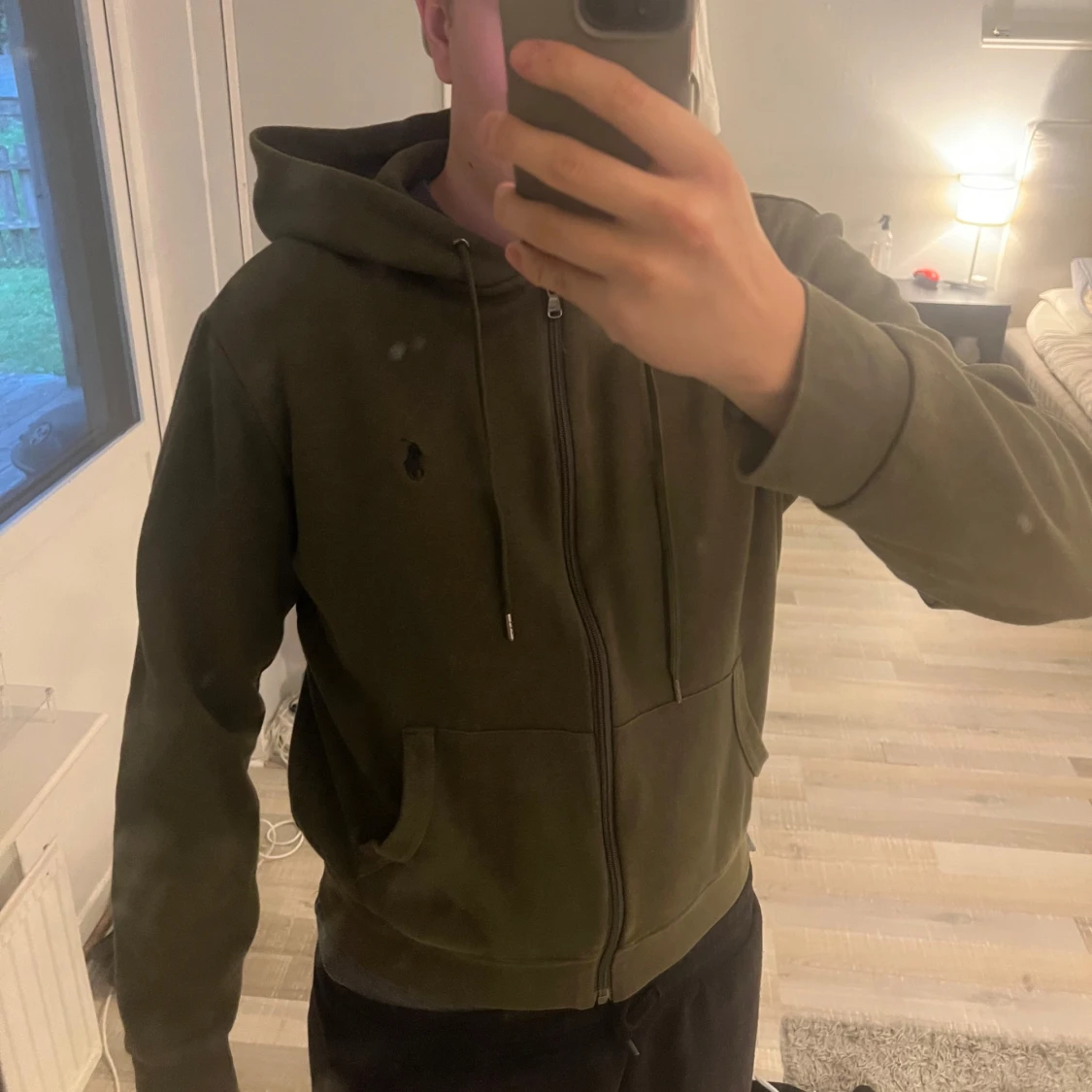 Olivgrön hoodie från Ralph Lauren - 2