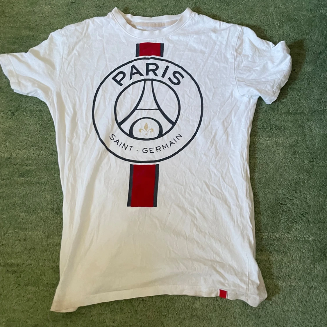 Vit PSG t-shirt med stor logga