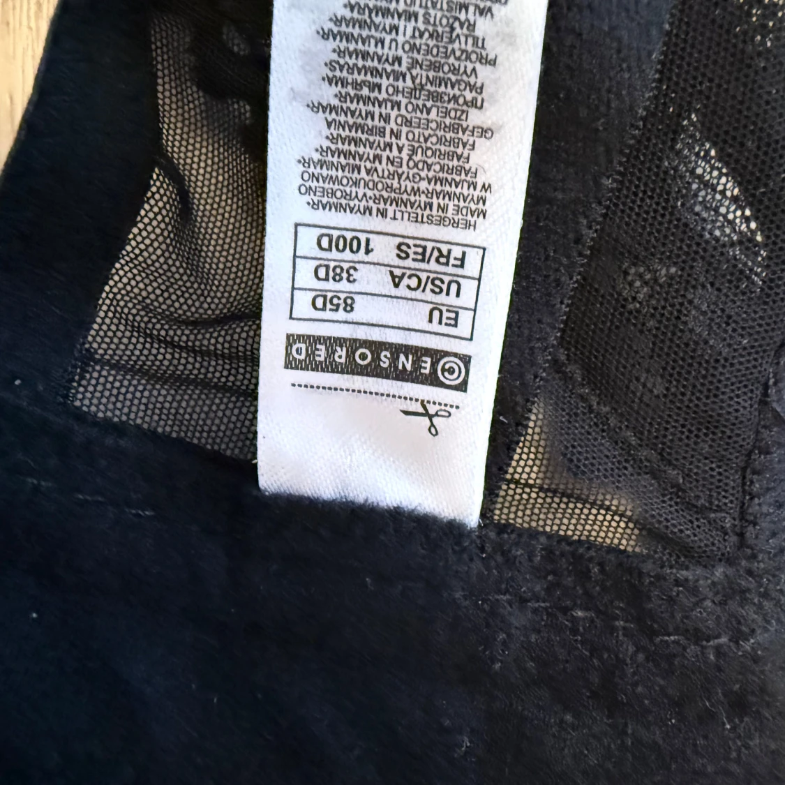 Svart spetskorsett från Censored - 1