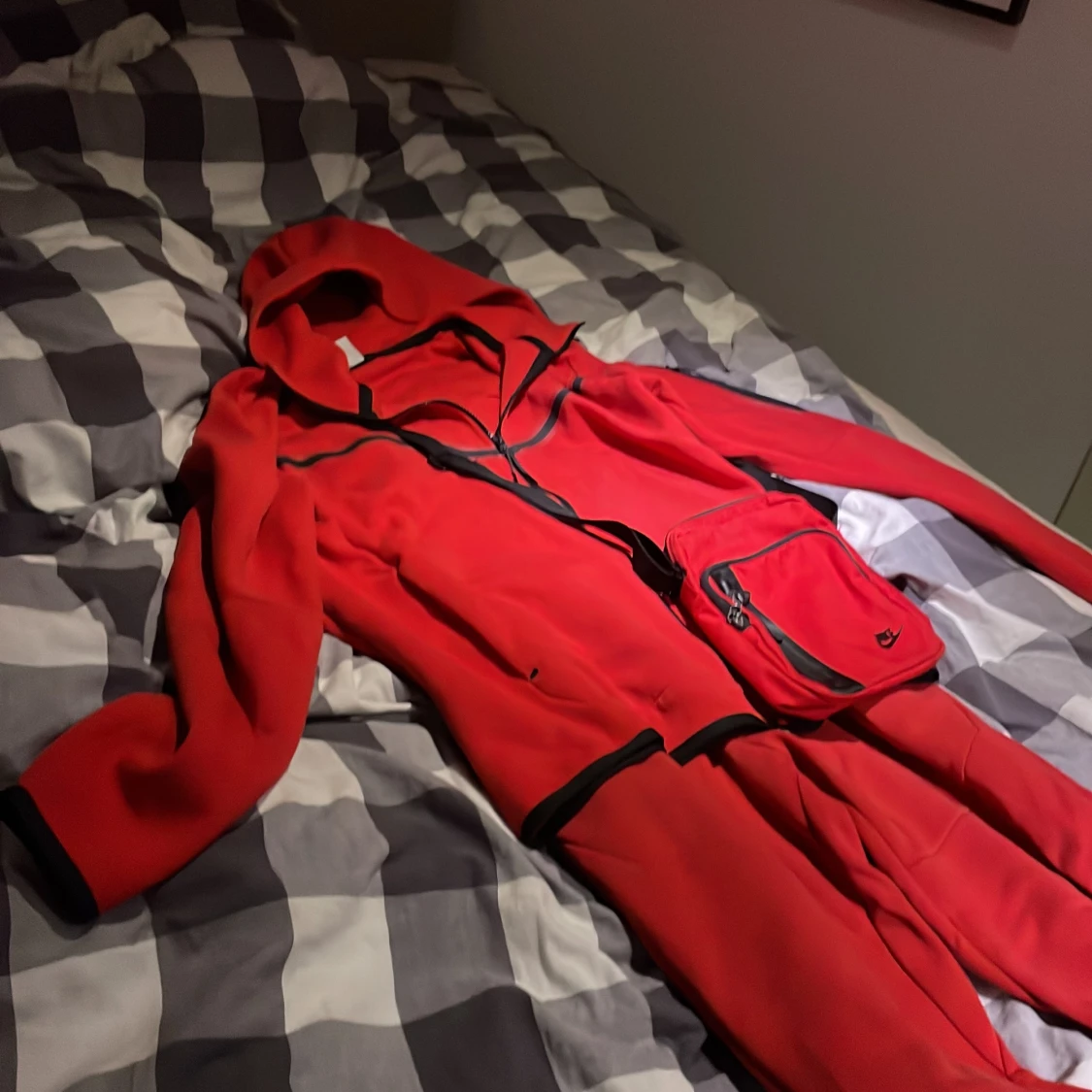 Röd axelväska från Nike - 4