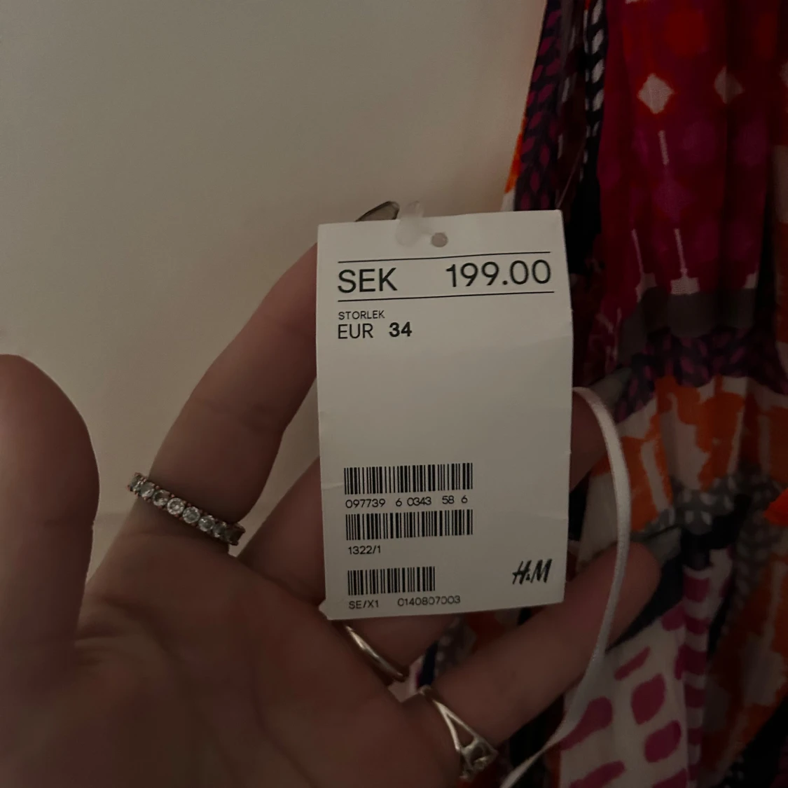 Mönstrad långklänning från H&M - 2