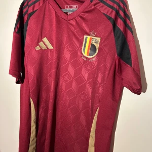Belgien fotbollströja  - Perfekt fotbollströja för att visa sitt stöd med stil.   Tröjan är ej äkta och därav priset! Kvaliten är jätte bra! Tröjan är stor i storleken!