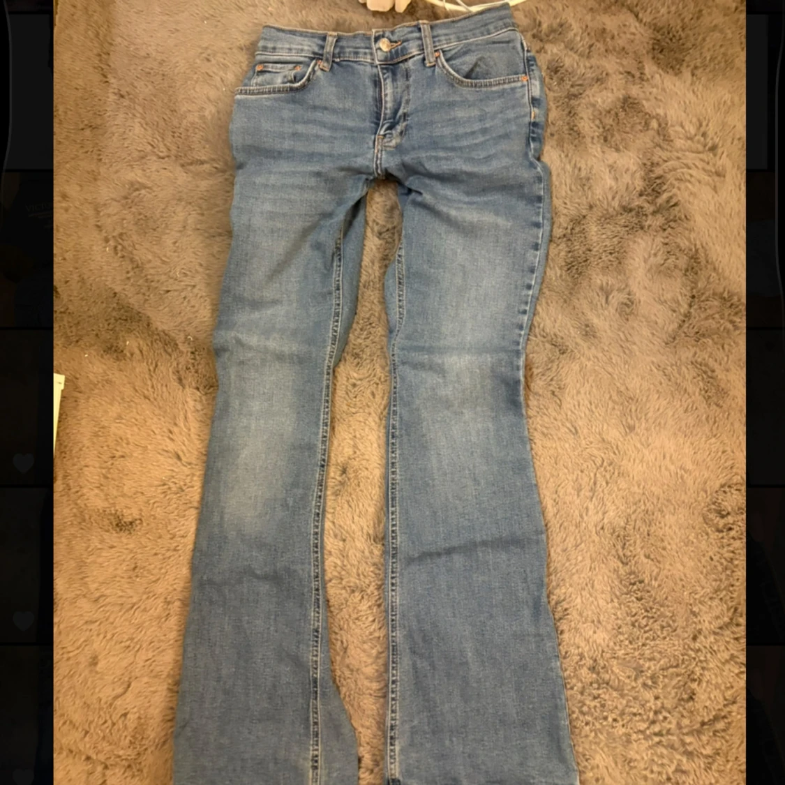 Lågmidjade bootcut jeans
