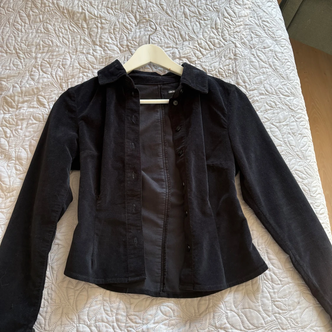 Svart manchesterjacka från ASOS DESIGN