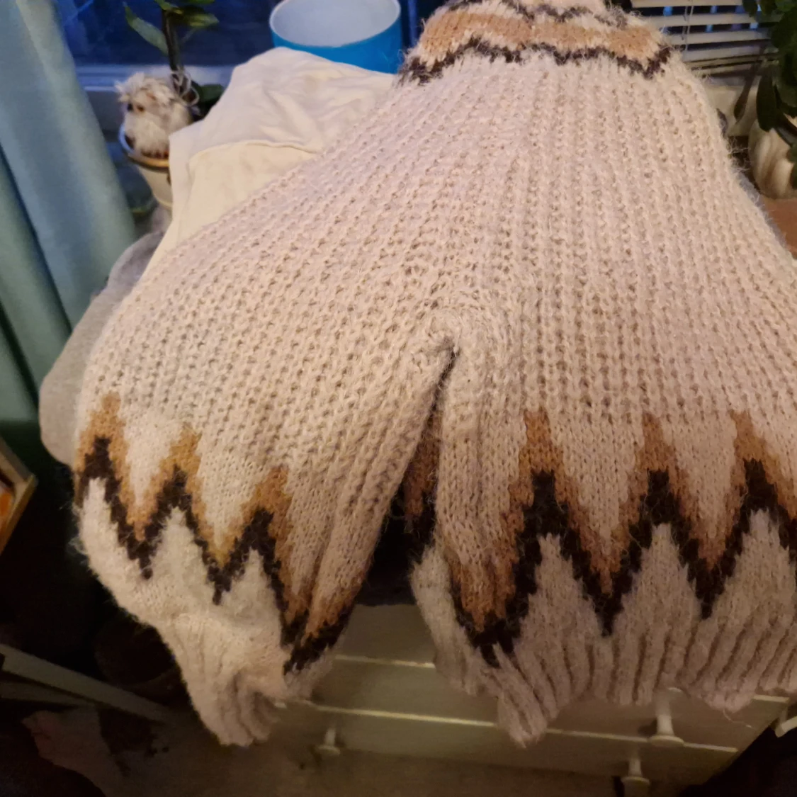 Vit stickad tröja från ONLY - 2