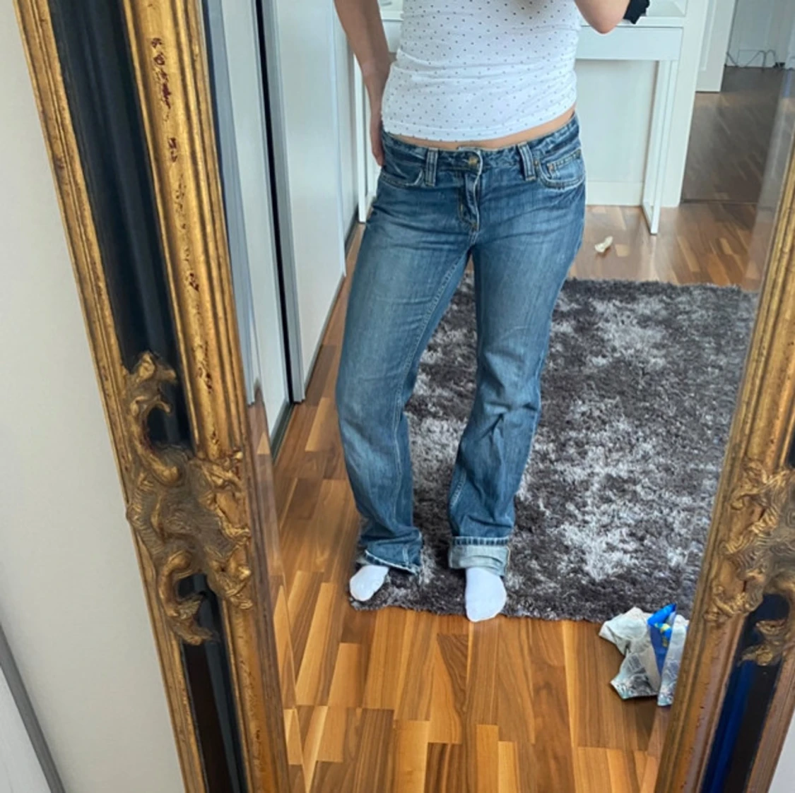 Lågmidjade raka carhartt jeans - 2