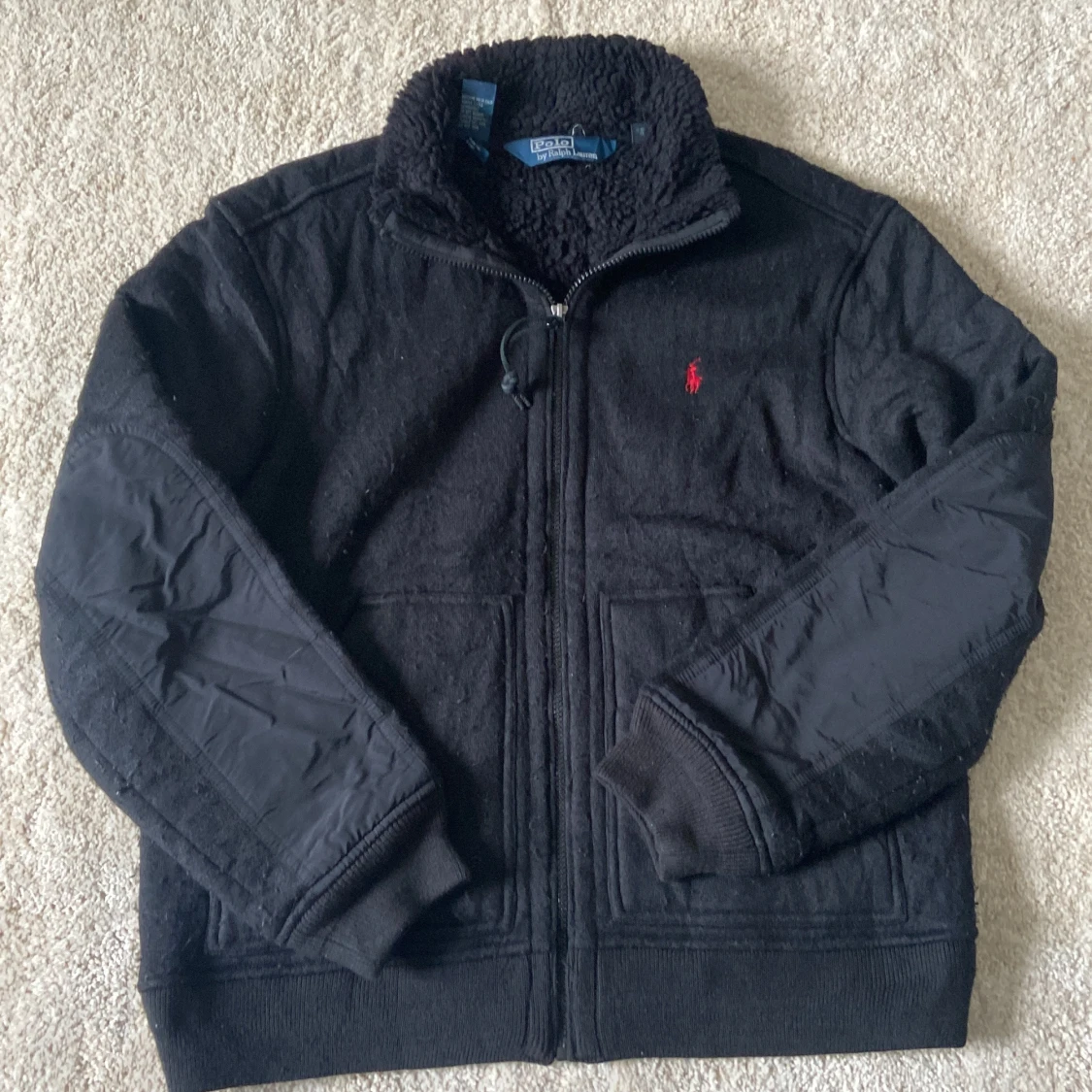 Svart fleecejacka från Polo Ralph Lauren