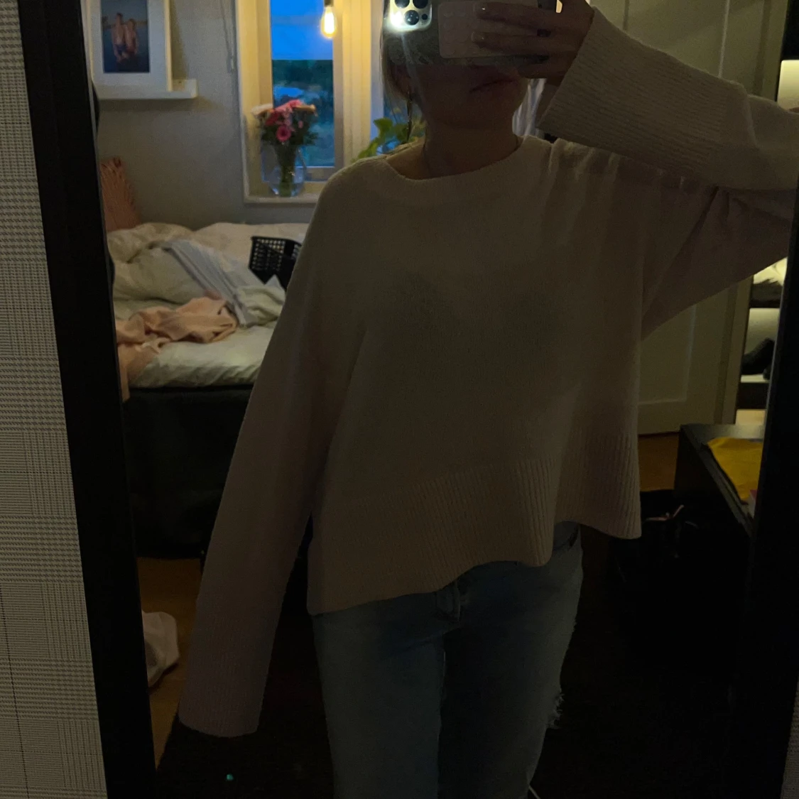 Ljusrosa stickad tröja från New Look - 1