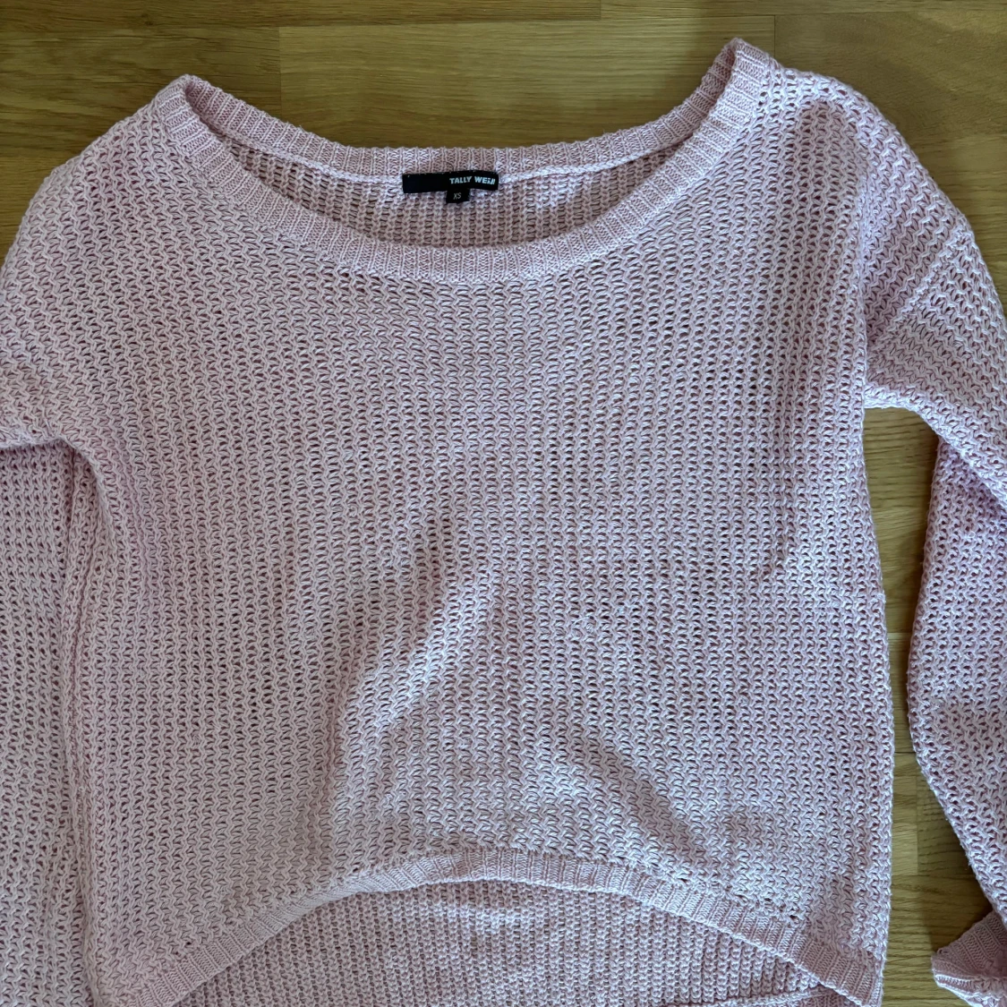 Ljusrosa stickad tröja från Tally Weijl