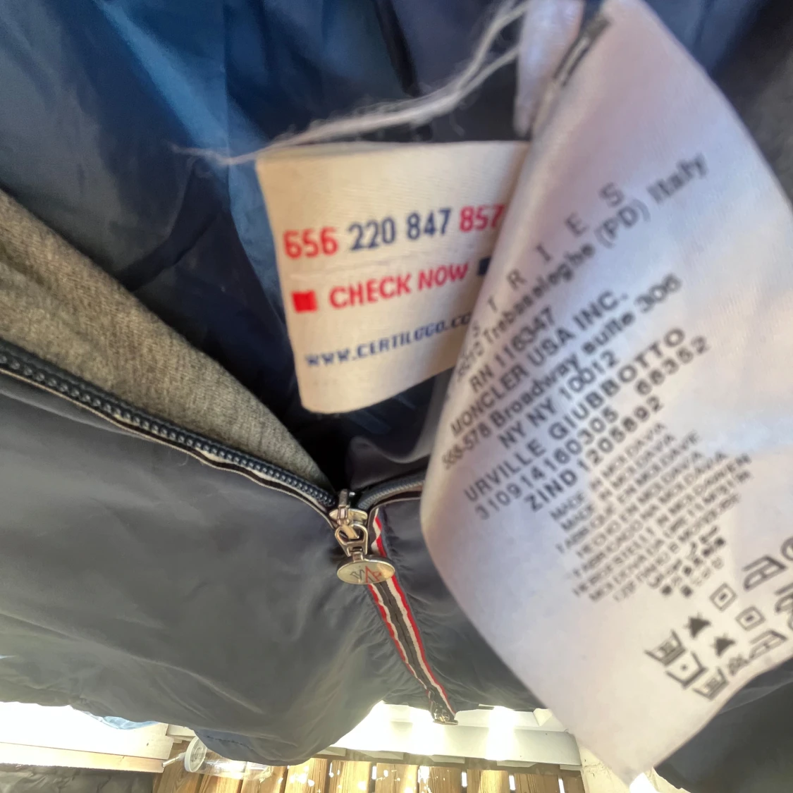 Blå vindjacka från Moncler - 4