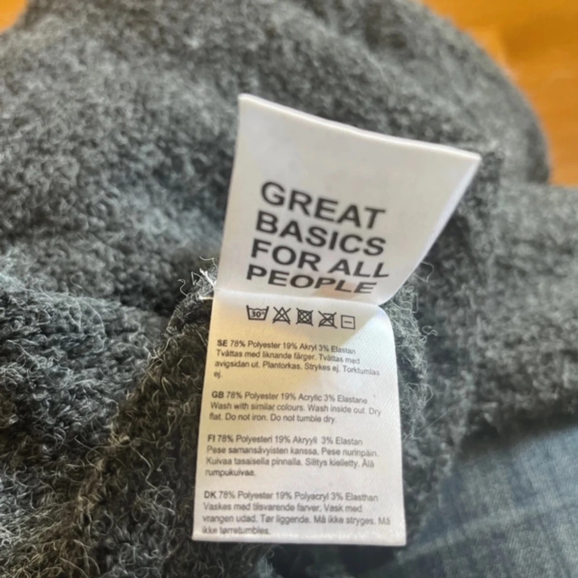 Mörkgrå stickad tröja från lager 157 - 2