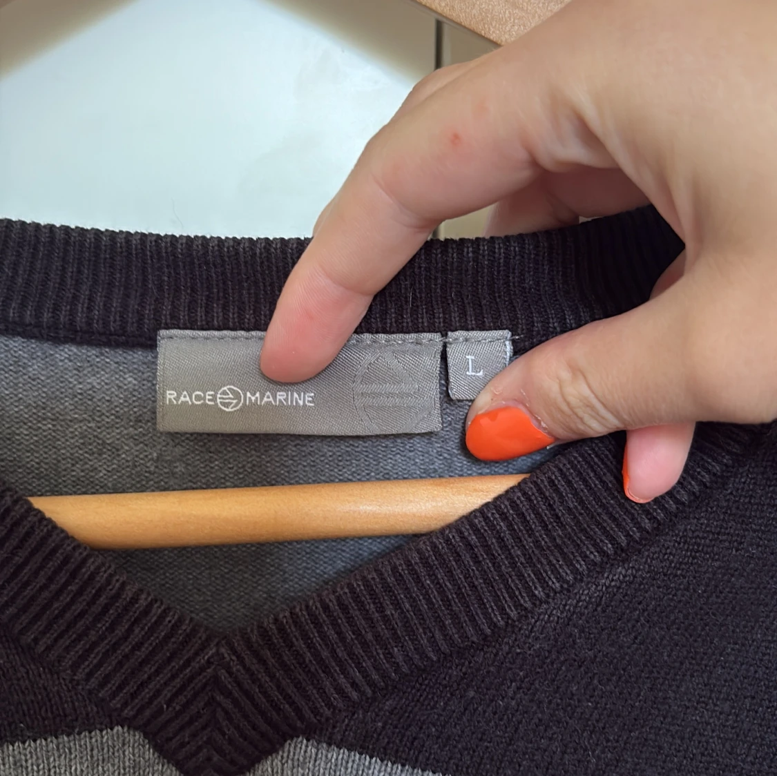 Randig tjocktröja - 2